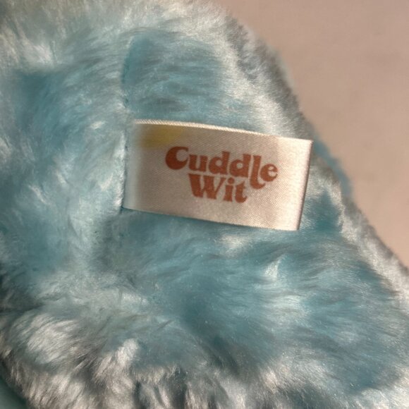 CUDDLE WIT BLUE EASTER BUNNY WITH BABY ATTACHED IN LAP STUFFED ANIMAL - Picture 2 of 4